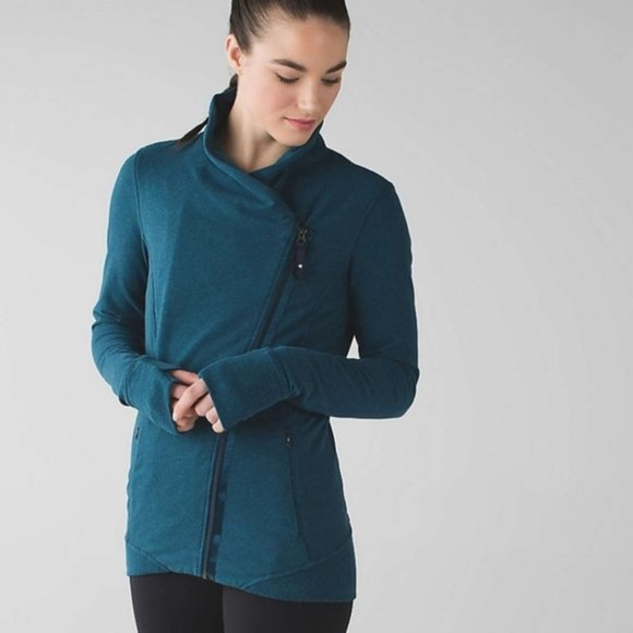 Lululemon Heathered Black Turn Jacket Size 8 - Picture 9 of 9